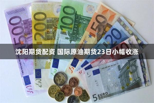 沈阳期货配资 国际原油期货23日小幅收涨