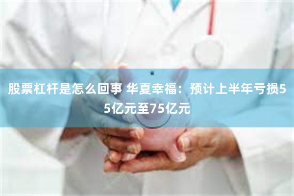 股票杠杆是怎么回事 华夏幸福：预计上半年亏损55亿元至75亿元
